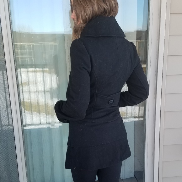 Black Steve Madden pea coat - Picture 7 of 8